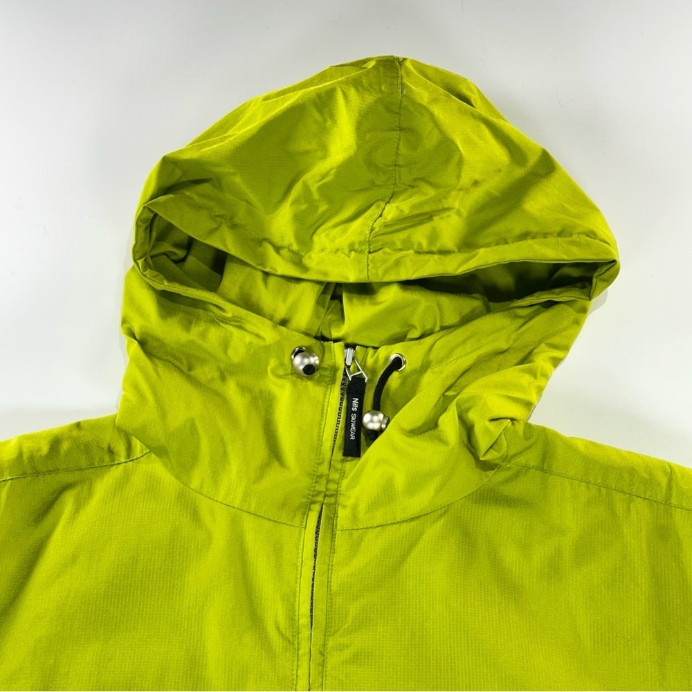 Nils Anorak Pullover Utility Nylon Hooded Jacket Green Size 14 - Picture 3 of 15